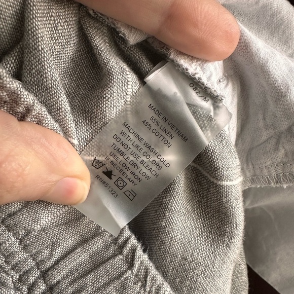 Vince Camuto Linen Cotton Blend Pants Trousers Size M - Picture 4 of 5